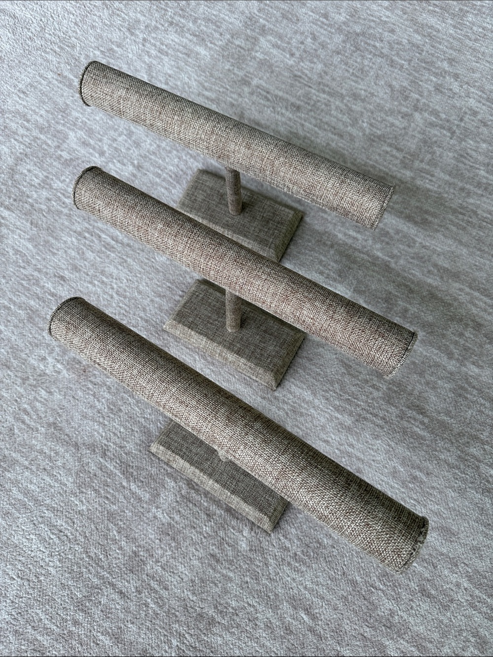 Burlap Bracelet Bar Stands (3) - Picture 2 of 5